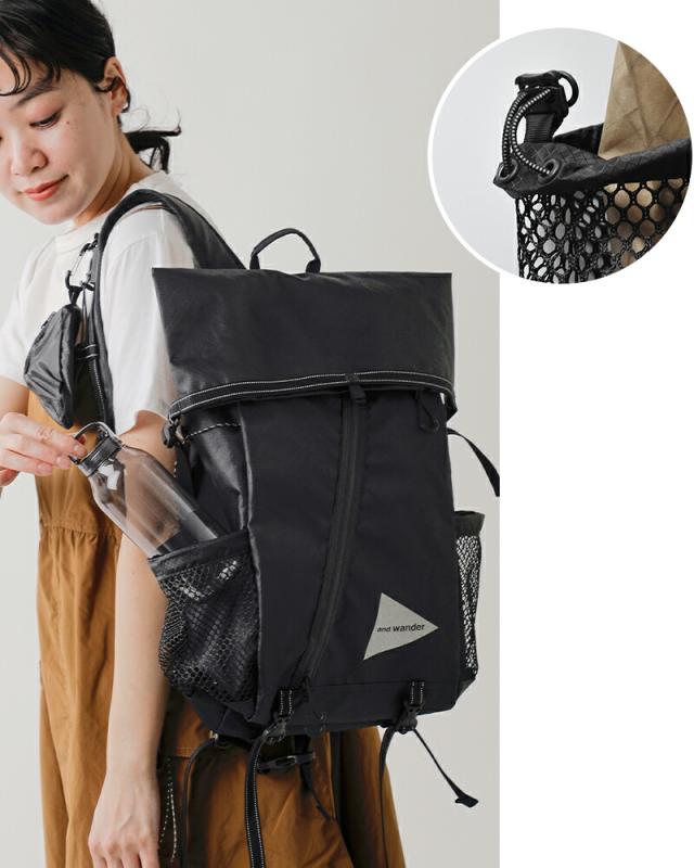 and wander アンドワンダー エコパック 18L バックパック ECOPAK 18L backpack 574-5975115 ユニセックス 2026ss新作 春夏 クーポン対象_11