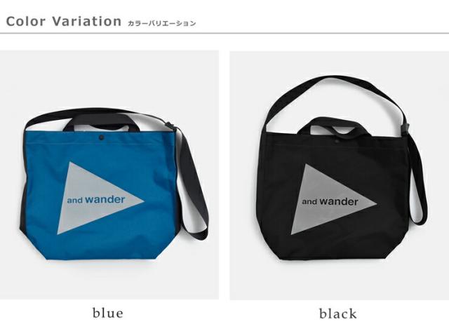 and wander アンドワンダー リサイクル OX ロゴ トートバッグ recycle OX logo tote bag 574-5985139 ユニセックス 2026ss新作 春夏 クーポン対象