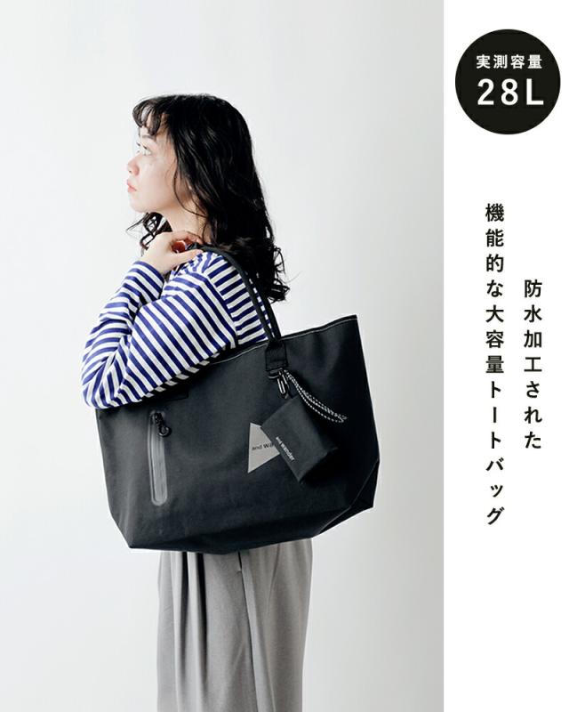 and wander アンドワンダー 防水 トートバッグ “PE/CO tote bag” 574-6985313 ユニセックス クーポン対象_6