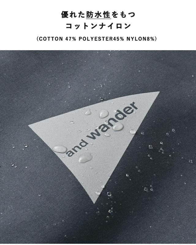 and wander アンドワンダー 防水 トートバッグ “PE/CO tote bag” 574-6985313 ユニセックス クーポン対象_12