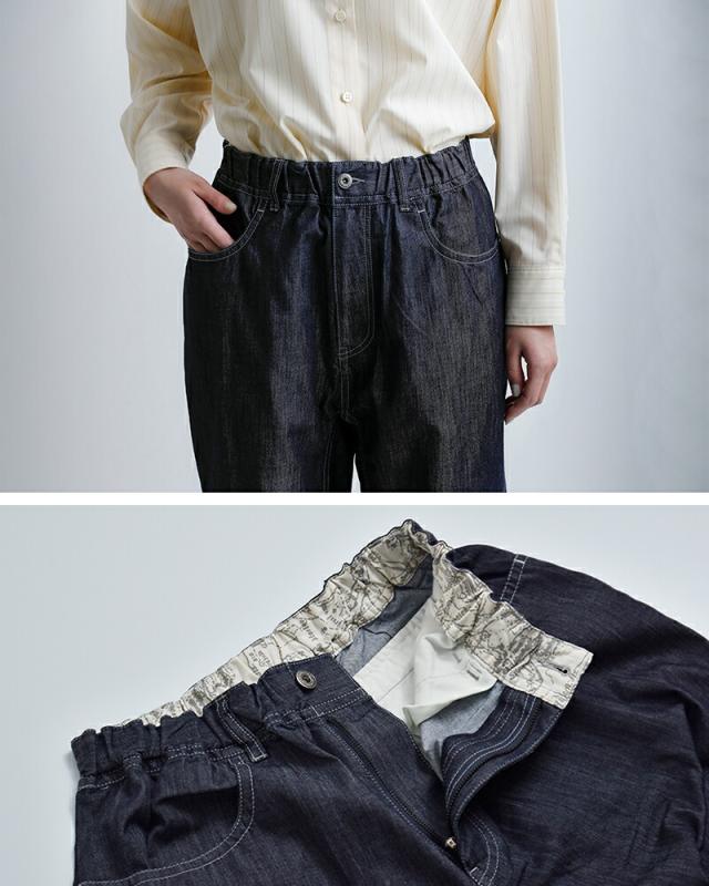 and wander アンドワンダー ドライイージーデニム ワイドパンツ dry easy denim wide pants 574-6182099 レディース 2026ss新作 春夏 クーポン対象_7