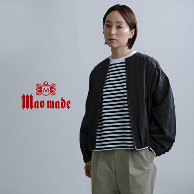 mao made マオメイド 撥水ヴィンテージウェザー バルーンシルエット ジップアップ ジャケット 611308 レディース  春夏_1