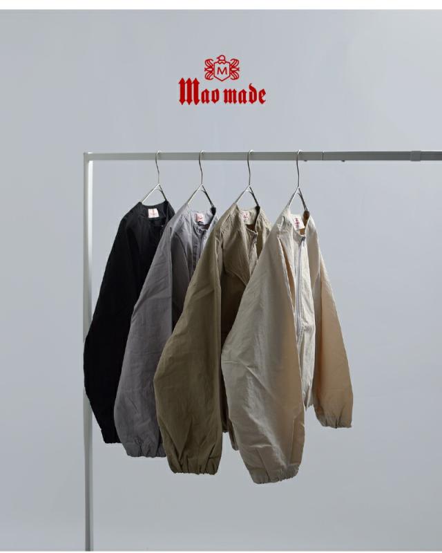 mao made マオメイド 撥水ヴィンテージウェザー バルーンシルエット ジップアップ ジャケット 611308 レディース  春夏_6