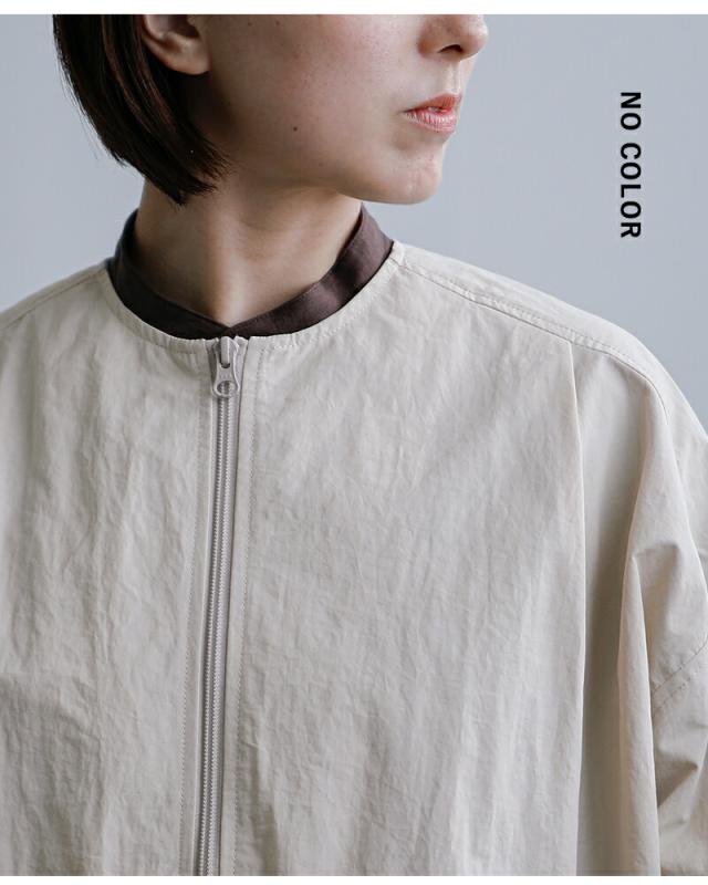 mao made マオメイド 撥水ヴィンテージウェザー バルーンシルエット ジップアップ ジャケット 611308 レディース  春夏_7