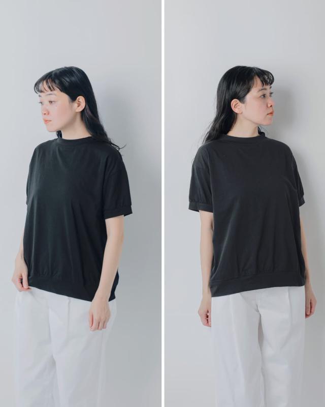 NARU ナル 110/2 サイロ プレミアム コットン コンパクト Tシャツ 637230bf レディース 春夏カットソー 半袖 ハイネック 紫外線対策 接触冷感 カジュアル シンプル 無地 UVカット_13