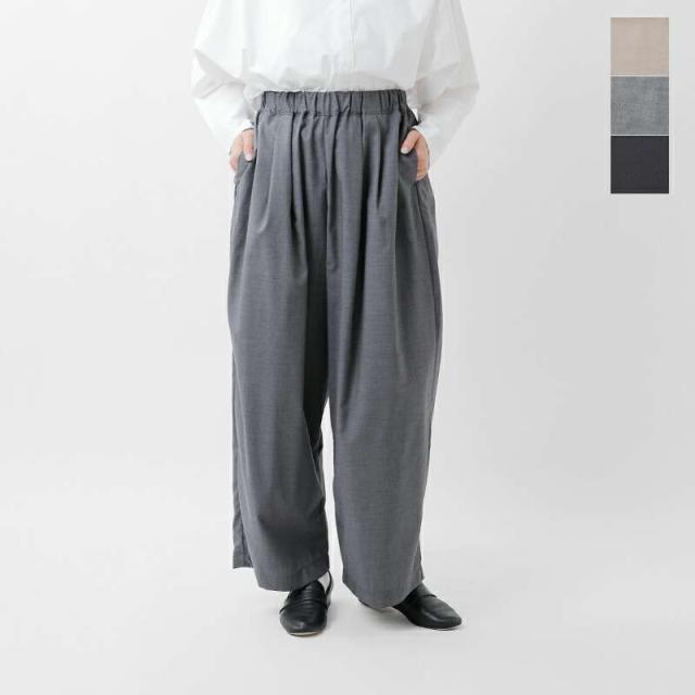 ナル NARU  トロンとツイル タック ワイド パンツ 661921 パンツ  クーポン対象