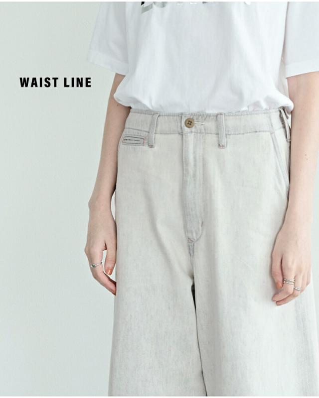 kha:ki カーキ コットンデニム オーバル ワイドトラウザーパンツ “OVAL WIDE TROUSERS” mil26hpt3250-same1 レディース 2026ss新作 春夏 クーポン対象_7