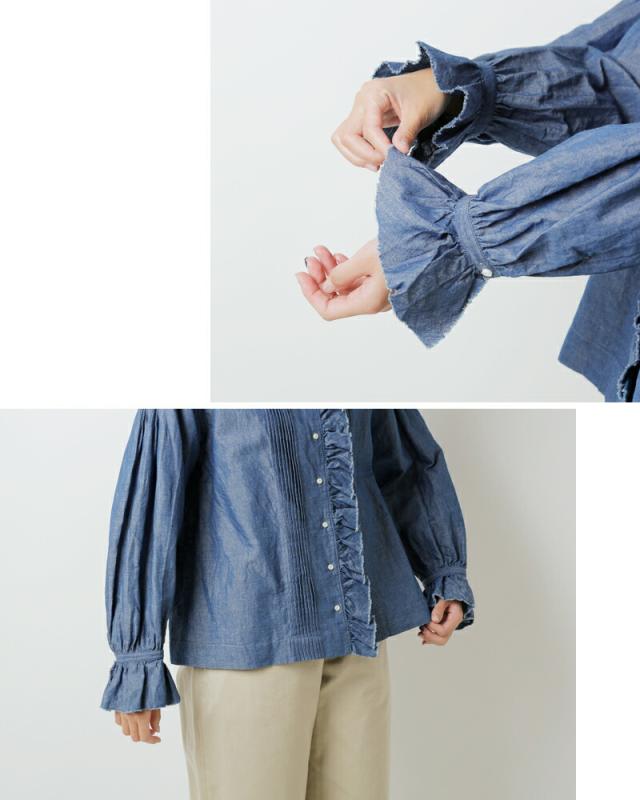 20%OFF NIGEL CABOURN ナイジェルケーボン コットン リネン ギャザー