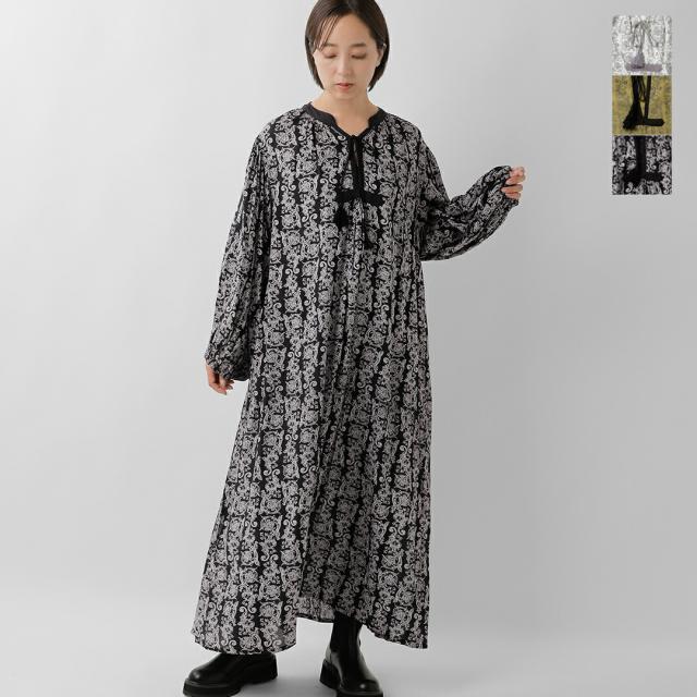 soi-e ソア  花柄 プリント スタンド プルオーバー ワンピース 821428-nk 2025aw新作 レディース ☆☆ クーポン対象