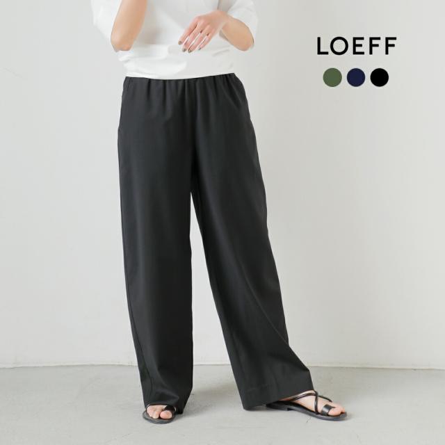 LOEFF ロエフ ウールトロ ハーレム パンツ 8814-2-000006 レディース  春夏