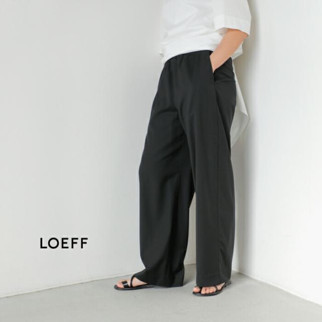 LOEFF ロエフ ウールトロ ハーレム パンツ 8814-2-000006 レディース 春夏_1