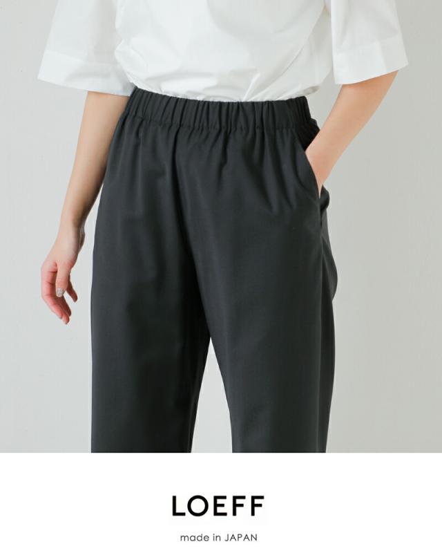 LOEFF ロエフ ウールトロ ハーレム パンツ 8814-2-000006 レディース 春夏_4