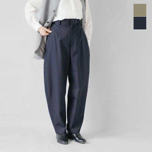 ロエフ LOEFF  ウール ギャバ ボンタン トラウザー パンツ 8814-202-0201 パンツ  クーポン対象