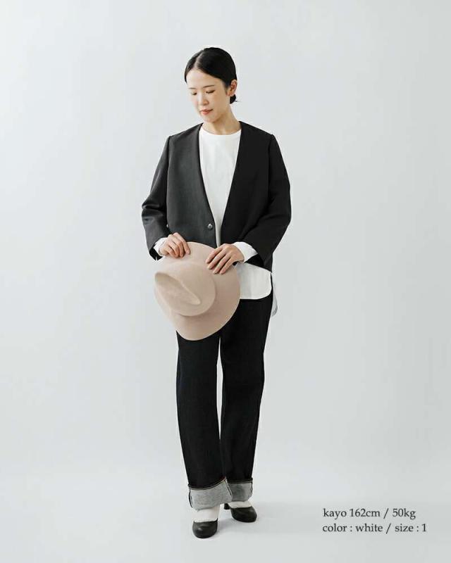 スカディ Tシャツ Squady コットン天竺 ロングスリーブ Tシャツ 903-5810