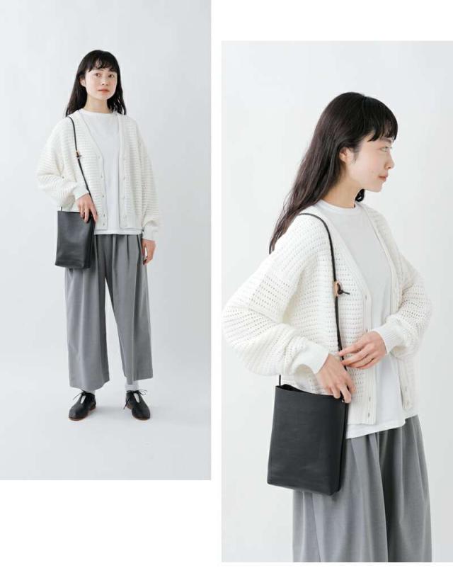 アトリエ4.5 ATELIER 4.5 ゴートレザー インナーポケット付き サコッシュ a-004_7
