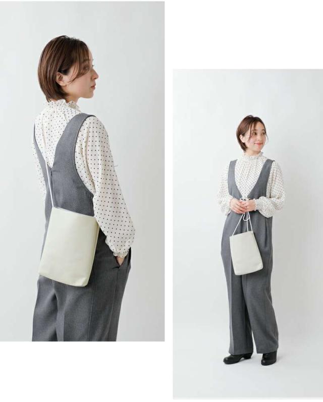 アトリエ4.5 ATELIER 4.5 ゴートレザー インナーポケット付き サコッシュ a-004_8