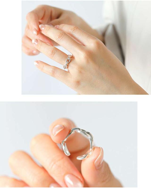 オーラ 指輪 リング aura シルバー925 シック チェーン ピンキーリング “thick chain pinky ring” a-r073 クーポン対象_8