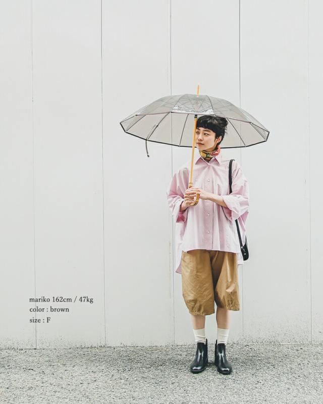Traditional Weatherwear トラディショナルウェザーウェア バンブーハンドル クリア アンブレラ CLEAR UMBRELLA BAMBOO a261slggo0174 レディース 2026ss新作 春夏 クーポン対象