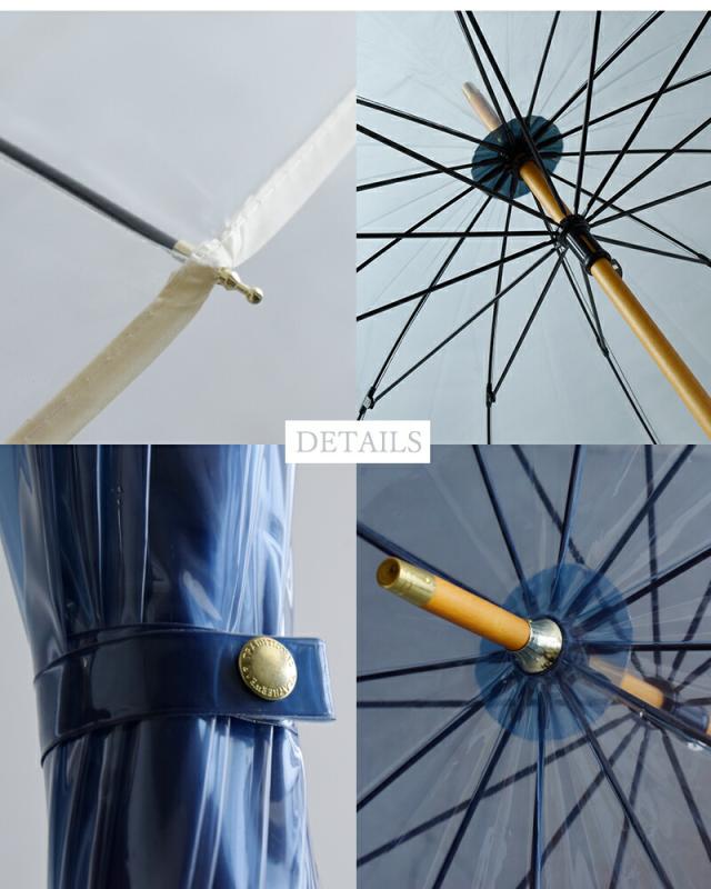 Traditional Weatherwear トラディショナルウェザーウェア バンブーハンドル クリア アンブレラ CLEAR UMBRELLA BAMBOO a261slggo0174 レディース 2026ss新作 春夏 クーポン対象