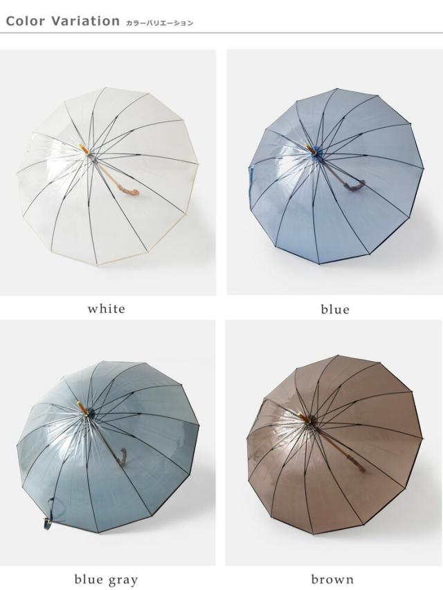 Traditional Weatherwear トラディショナルウェザーウェア バンブーハンドル クリア アンブレラ CLEAR UMBRELLA BAMBOO a261slggo0174 レディース 2026ss新作 春夏 クーポン対象
