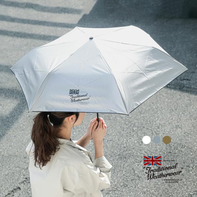 トラディショナルウェザーウェア  Traditional Weatherwear 撥水 UVカット加工 ライトウェイト 折り畳み傘 “LIGHT WEIGHT UMBRELLA” a261slggo0332pf-pw レディース  春夏