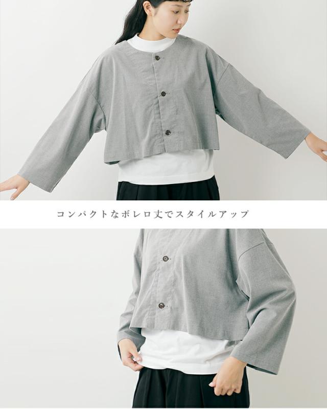 HARVESTY ハーベスティ  トロピカル ストレッチ ボレロ ジャケット a32512-yo 2025aw新作 レディース ☆☆ クーポン対象