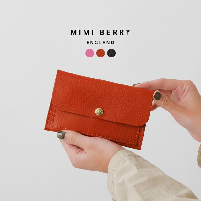 Mimi ミミ  ソフト グレイニー ベジタブルタンニンレザー スモール＆カード パース alfie レディース 2025aw新作 クーポン対象