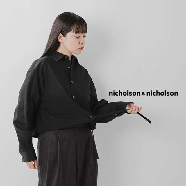 ニコルソンアンドニコルソン ブラウス nicholson&nicholson コットン