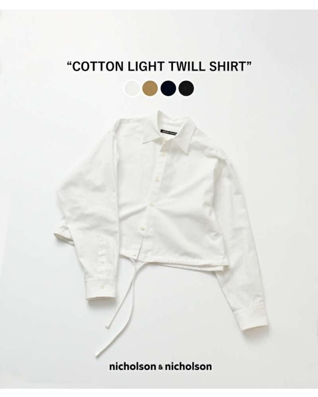 ニコルソンアンドニコルソン ブラウス nicholson&nicholson コットン