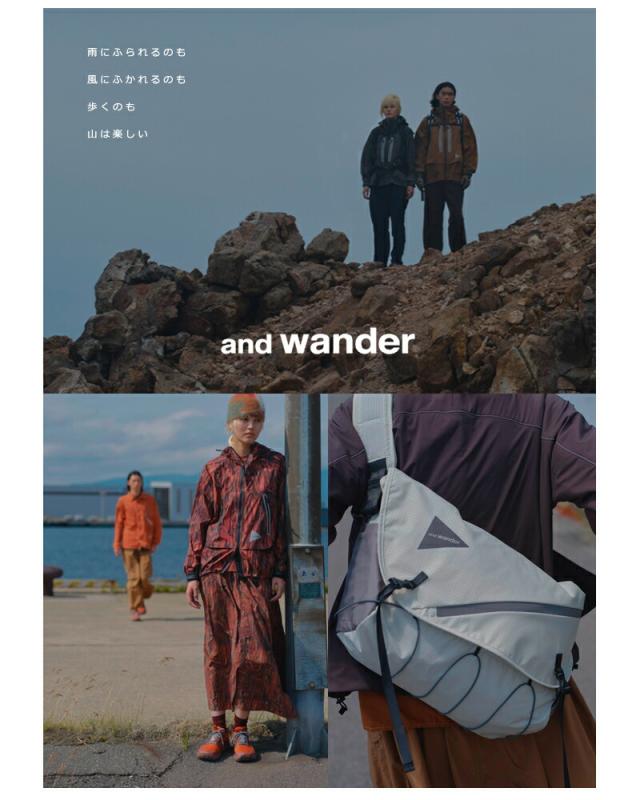 30%OFF アンドワンダー and wander 撥水 ライトジャケット “water