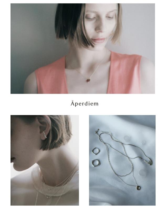 Aperdiem アペルディエム メモリー ストーン シングル ピアス 片耳用 “Memory Stone Single P” 81529105 レディース クーポン対象
