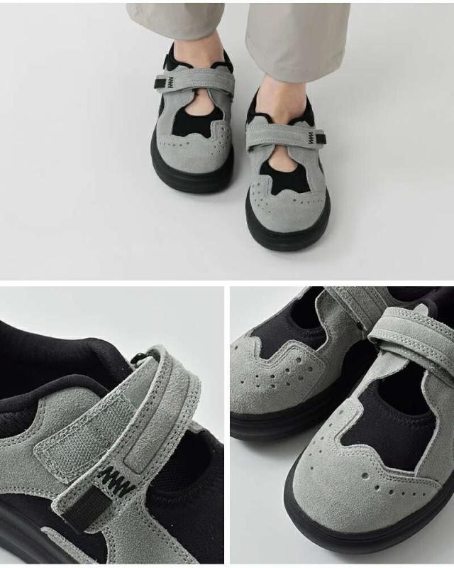 エルドゥ スニーカー elldu バックヤード スエードアッパー スニーカー