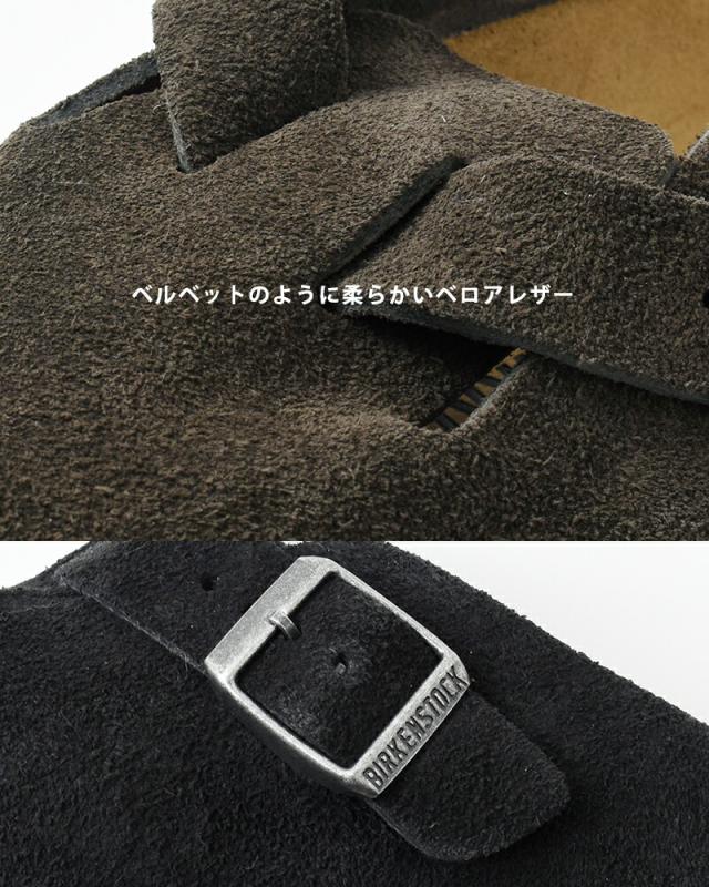 BIRKENSTOCK ビルケンシュトック ボストン スエードレザー ナロー フラット クロッグ サンダル “BOSTON” boston-same1 2025aw新作 ユニセックス  クーポン対象