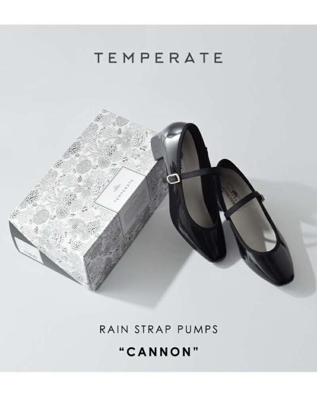 テンパレイト パンプス TEMPERATE  レイン ストラップ パンプス “CANNON” cannon  クーポン対象