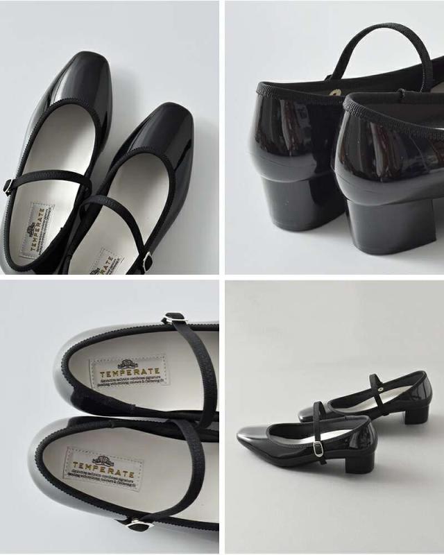テンパレイト パンプス TEMPERATE  レイン ストラップ パンプス “CANNON” cannon  クーポン対象