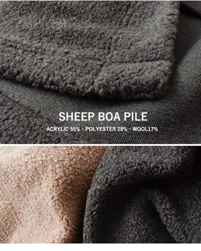 SI-HIRAI スーヒライ シープ ボア パイル ショートジャケット chaw25