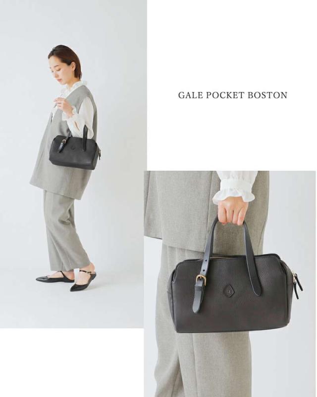 クレドラン ボストンバッグ CLEDRAN  カウレザー ポケット ボストン バッグ “GALE” cl-3817