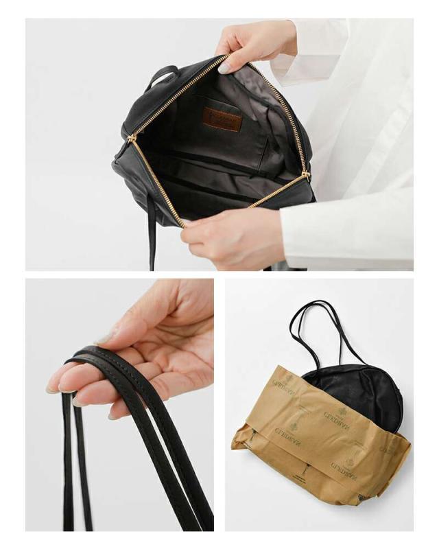 クレドラン ボストンバッグ CLEDRAN  カウレザー タック ボストン バッグ “GALE” cl-3848