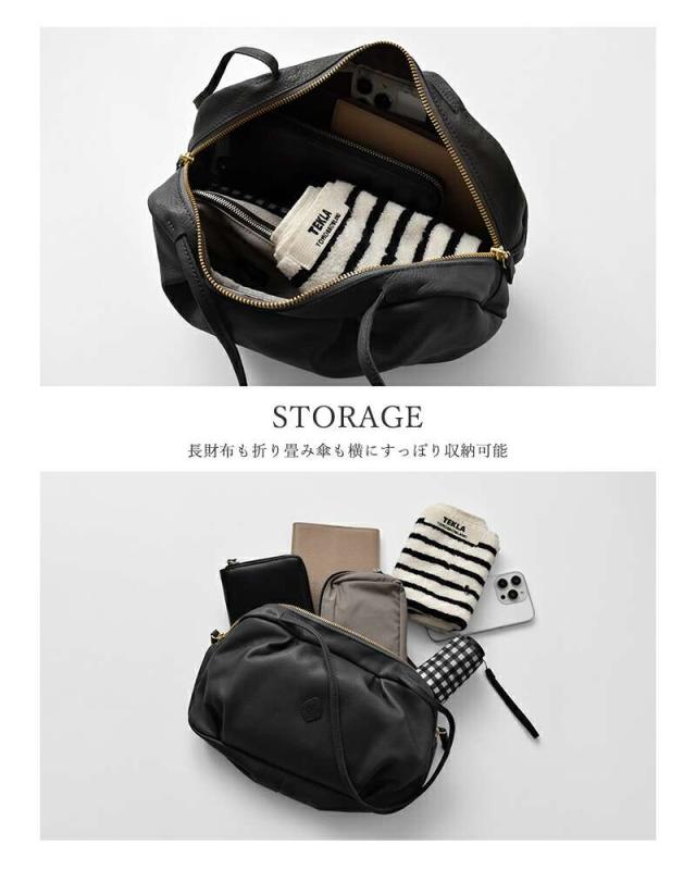 クレドラン ボストンバッグ CLEDRAN  カウレザー タック ボストン バッグ “GALE” cl-3848