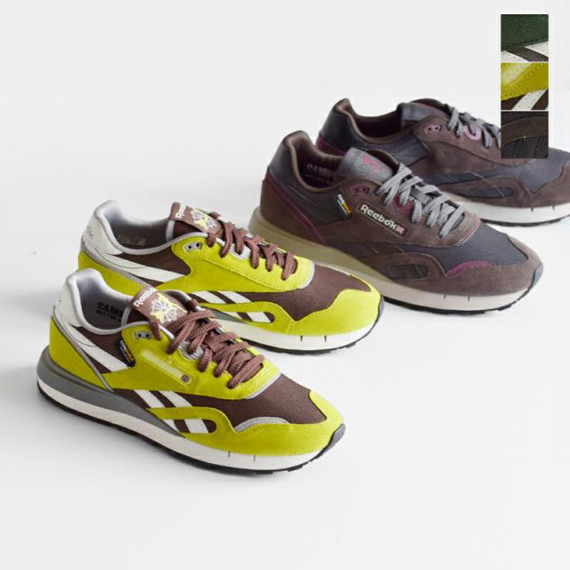 Reebok リーボック  クラシック ナイロン ローカット スニーカー “CLASSIC NYLON 89” cl-ny-89-fn 2025aw新作 レディース 靴 ライトグリーン ブラウン ブラウン ブラック グリーン ランニングシルエット クーポン対象