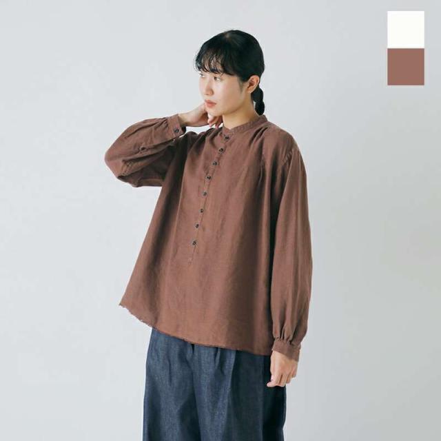クロリ ブラウス CLOLI  ヘンプ スタンドカラー ブラウス “HEMP STAND COLLAR BLOUSE” cl-sh041  ☆☆ クーポン対象