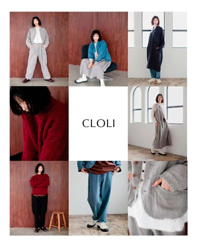 クロリ ブラウス CLOLI ヘンプ スタンドカラー ブラウス “HEMP STAND