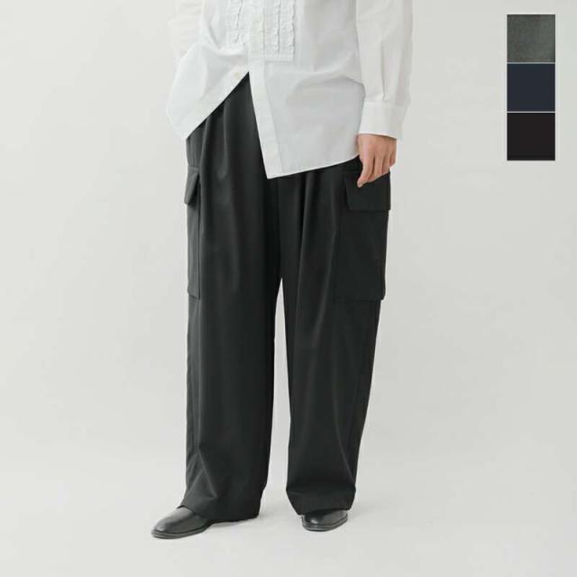 ニコルソンアンドニコルソン nicholson&nicholson  ストレッチ ウール カーゴ パンツ clover-tro パンツ  ☆☆ クーポン対象