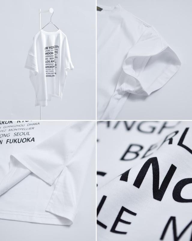 maison de mer メゾンドメール コットン プリント Tシャツ NYC cotton-t レディース 春夏_11