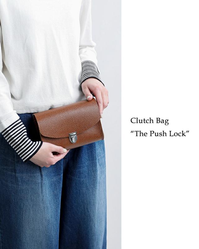 CAMBRIDGE SATCHEL ケンブリッジサッチェル カウなめし革 2way クラッチペダル御徒面子 “The Push Lock” cs-017 ユニ一発やる  春夏