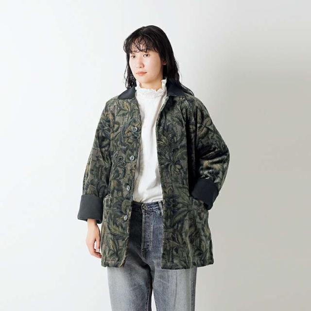 チマラ chimala  フローラル リブレス コード バーン コート cs40-jt02 アウター  ☆☆ クーポン対象