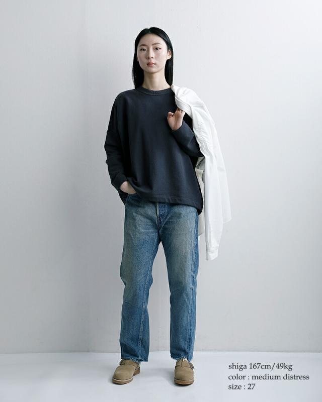 chimala チマラ セルビッチデニム ユーズド アンクルカット パンツ cs41-wp07 レディース 2026ss新作 春夏 クーポン対象_2