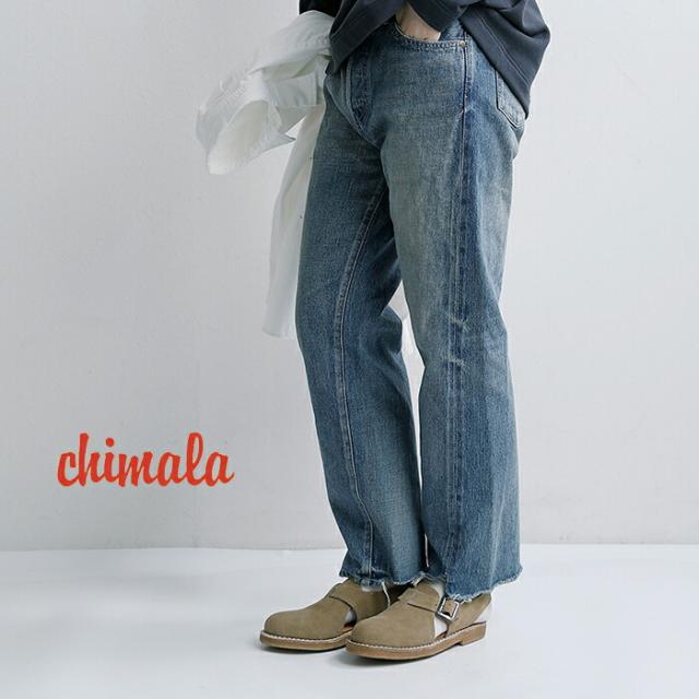 chimala チマラ セルビッチデニム ユーズド アンクルカット パンツ cs41-wp07 レディース 2026ss新作 春夏 クーポン対象_1