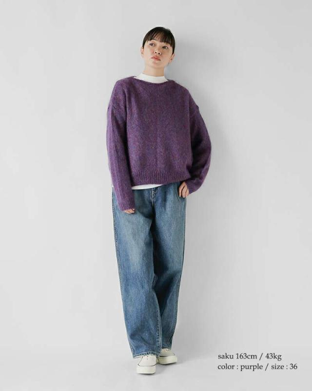 シーティープラージュ ニット セーター C.T.plage  モヘア シルク ボートネック ニット プルオーバー ct24310m  ☆☆ クーポン対象