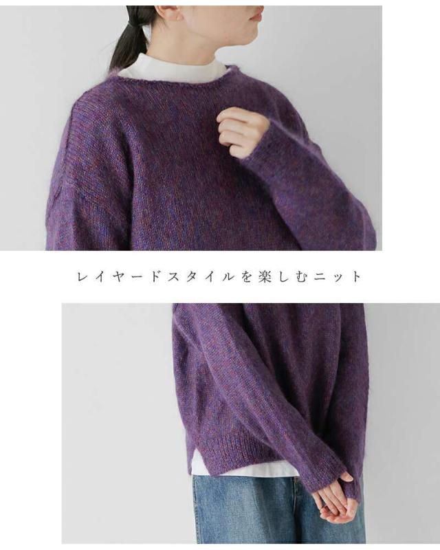 シーティープラージュ ニット セーター C.T.plage  モヘア シルク ボートネック ニット プルオーバー ct24310m  ☆☆ クーポン対象